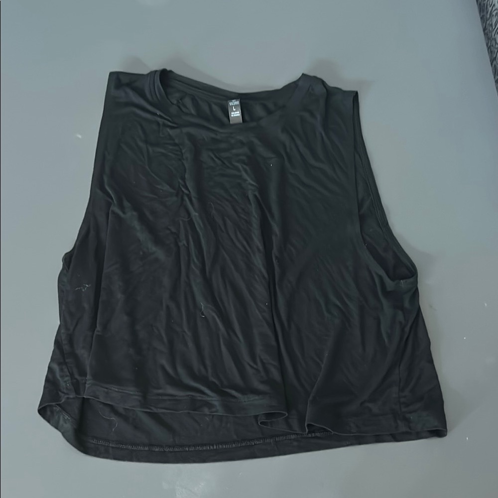 Black Sleeveless Women's Top